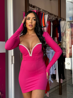 Vestido shine na internet