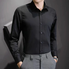 Camisa Preta Gola Italiana - comprar online