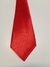 Gravata Vermelho Acetinada Lisa com Nó TieBox