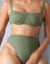 Hot pants Barbara - verde alcaparra - loja online