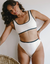 Top Duda bicolor - Off white - comprar online
