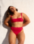 Hot pants Bárbara - vermelho - ellavestpraia