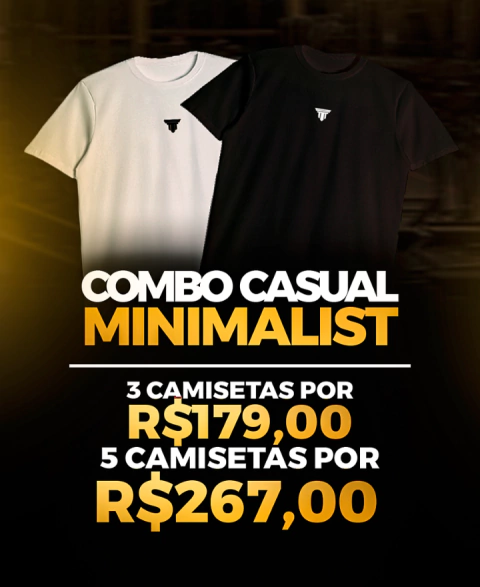 Camiseta Casual Minimalist - comprar online