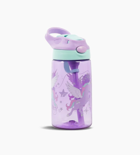 BOTELLITA TRITAN UNICORN WINGS LILA 480ML - comprar online