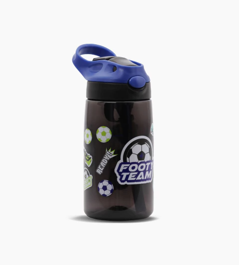 BOTELLITA TRITAN FOOTY TEAM NEGRO 480ML - comprar online