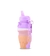 SILICONA UNICORNIO HELADO LILA FLEXIBLE 450ml
