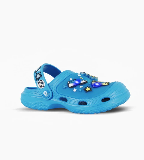 CLOGS CUP AZUL FRANCIA CON LUZ (T. 25-34) - comprar online