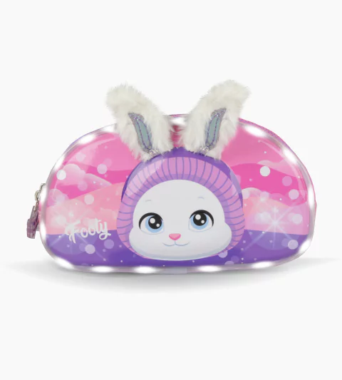 DOBLE CIERRE BUNNY LILA CON LUZ LED