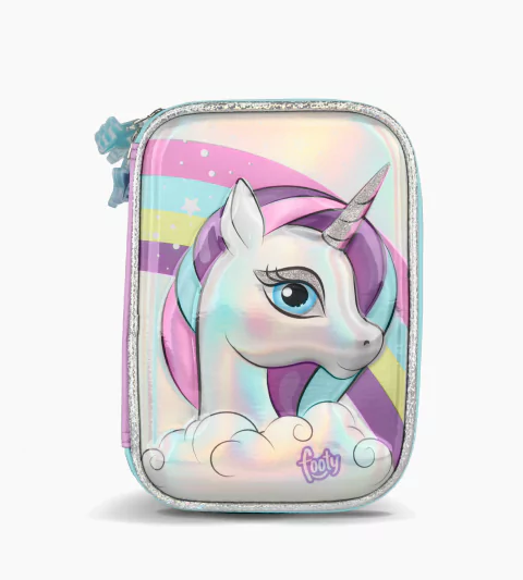 DESPLEGABLE 2 PISO UNICORNIO ARCOIRIS LILA