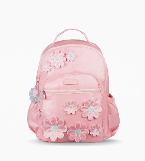 MOCHILA ESPALDA 18″ EMOTIMOCHI ROSA - comprar online