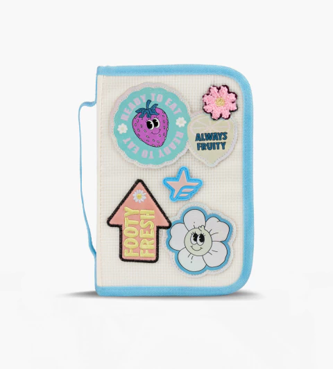 CARTUCHERA DESPLEGABLE 1 PISO WONDER POCKETS CREMA - comprar online