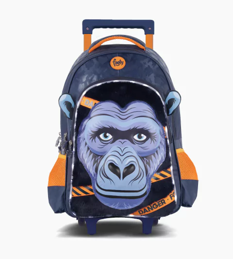 MOCHILA CARRO 18″ GORILLA AZUL CON LUZ LED