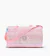 BOLSO DEPORTIVO PUFFY METALIZADO CORAZONES ROSA