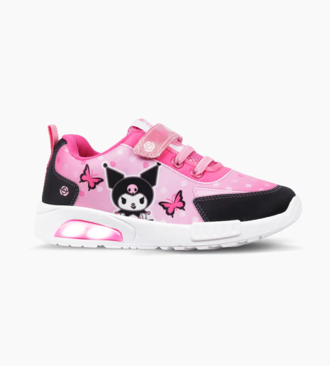 ZAPATILLA POP KUROMI ROSA CON LUZ AL PISAR (T.25-30) - comprar online