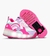 ROLLER ARCOIRIS FUCSIA CON LUCES LED RECARGABLE (T. 28-36) - comprar online