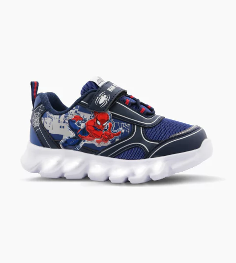SPIDERMAN CITY AZUL CON LUZ AL PISAR (T.25-30)