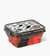 TUPPERS PLEGABLE FUTBOL ROJO 1 COMPARTIMIENTO