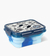 TUPPERS PLEGABLE FUTBOL AZUL 1 COMPARTIMIENTO