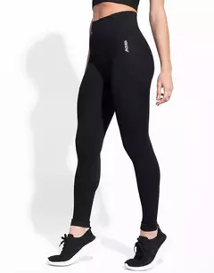 CALZA SEAMLESS BASIC SOLID BLACK - comprar online