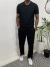 Camisa Polo tricô preta