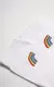 MEDIAS LUXO BLANCAS EMOJI RAINBOW - comprar online