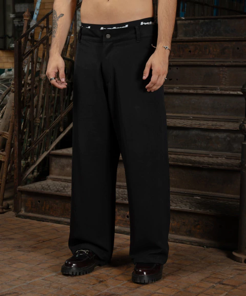 Pantalon Baggy Pray Negro Bastard