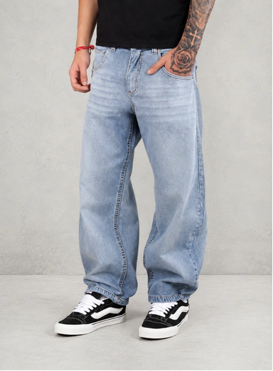 Jean Harlem Barrel Azul Washed NTF