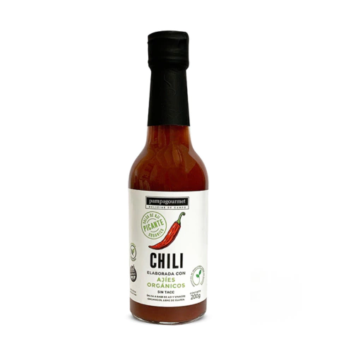 CHILI SALSA DE AJI PICANTE ORGANICO 200g PAMPAGOURMET