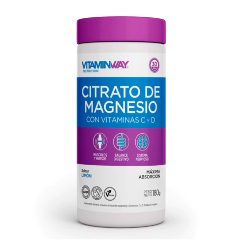 CITRATO DE MAGNESIO LIMON x180g VITAMINWAY