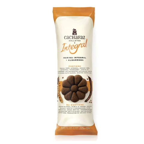 GALLETAS INTEGRALES ALGARROBA x 225G CACHAFAZ - comprar online