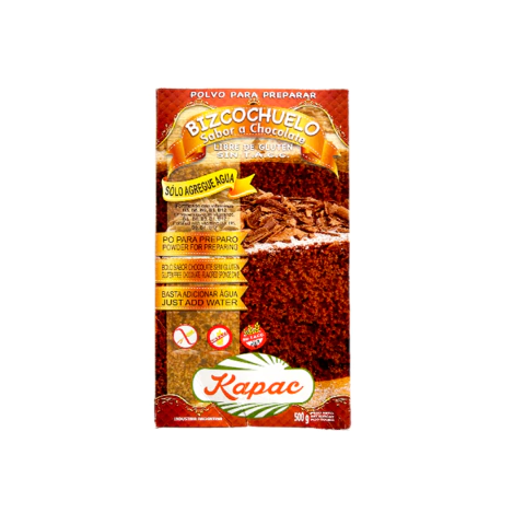 PREMEZCLA BIZCOCHUELO DE CHOCOLATE x 500g KAPAC