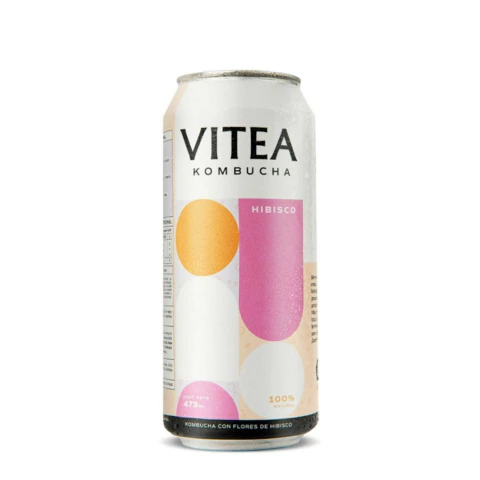 LATA KOMBUCHA HIBISCO x 473cc VITEA - comprar online