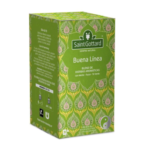 LINEA BIENESTAR BUENA LINEA HIERBAS AROMATICAS x 20 SAQ SAINT GOTTARD
