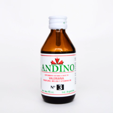 Fitoterapico N°03 Ansiolitico x 45cc Andino PGN