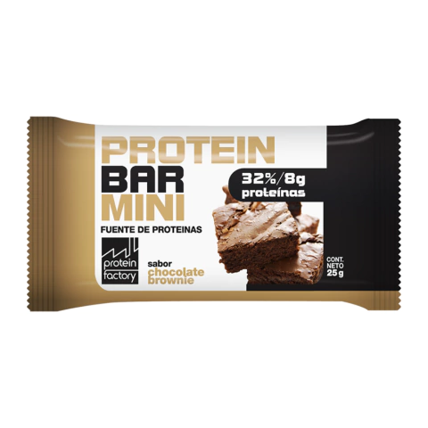 PROTEIN FACTORY BAR MINI CHOCOLATE BROWNIE x 25G PROTEIN FACTORY