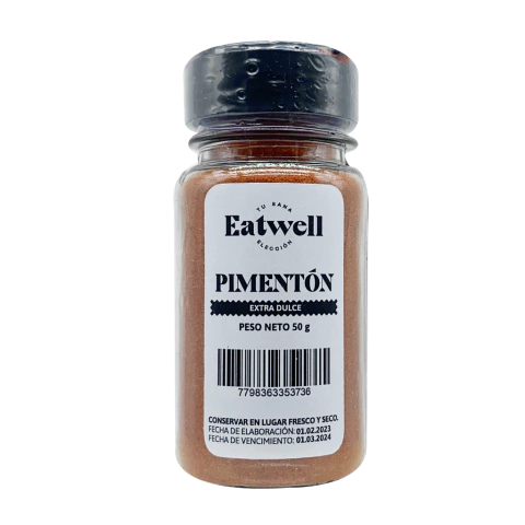 PIMENTON EXTRA DULCE ENVASE DOSIFICADOR x 50G EATWELL