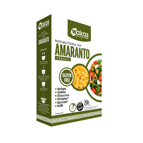 FIDEOS DE AMARANTO SIN TACC x 300g WAKAS