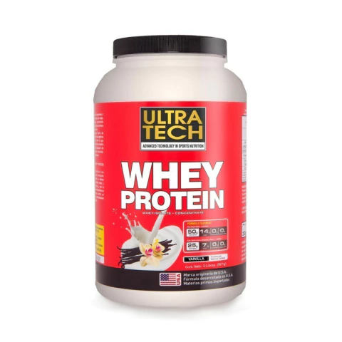 WHEY PROTEIN x 2 LIBRAS VAINILLA ULTRA TECH - comprar online