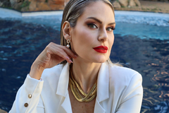 Brinco Zircônia Oval com Perola - comprar online