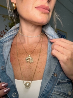 Colar Bola Pérola - loja online