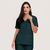 Camisa Hospitalar Básica Feminina - Verde Musgo