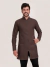 Jaleco Gola Padre com Zíper Vislon Masculino - Marrom - comprar online