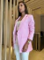 Blazer Alfaiataria Forrado Londres - Rosa Bebê