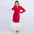 Jaleco Gola Smoking Feminino - Vermelho - comprar online