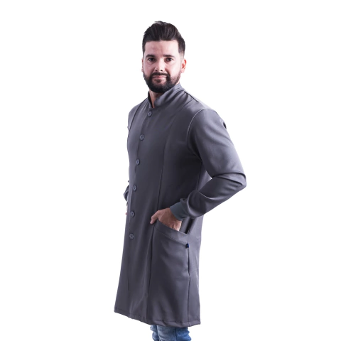 Jaleco Viena Masculino - Grafite