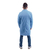 Imagem do Jaleco Paris Masculino - Azul Bebê