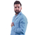Jaleco Paris Masculino - Azul Bebê - RS Têxtil