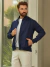 Jaqueta Bomber Casual Masculina - Azul Marinho - loja online