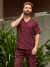 Scrub Básico Masculino - Vinho - RS Têxtil