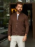 Jaqueta Bomber Casual Masculina - Marrom - comprar online